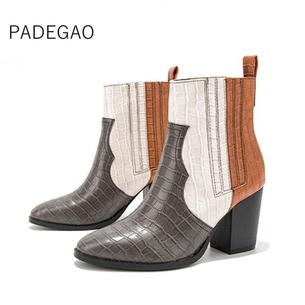 

women winter shoes 2020 womens boots vintage casual korean fashion high heels boots women, Black