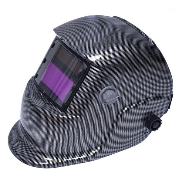 

cycling caps & masks auto darkening welding helmet welders mask arc tig mig grinding solar powered1, Black