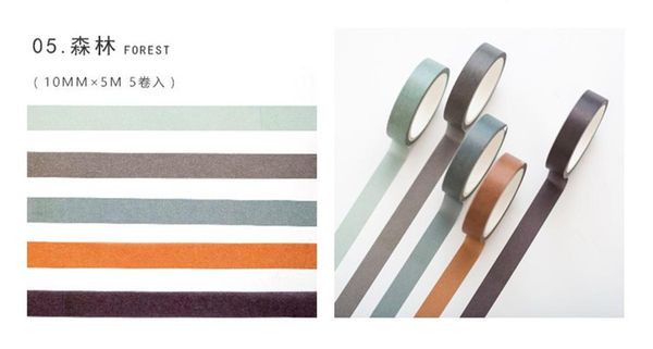 

2016 с чистой цветной бумаги маскирующая ленты набор вишневых цветов осень листья осенью ленты стикер ablum украшения канцелярские принадлеж