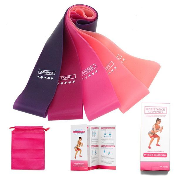 

high hip resistance loop bands yoga pull up home workout stretch resistance bands rubber cinta elastica fitness bh50lld
