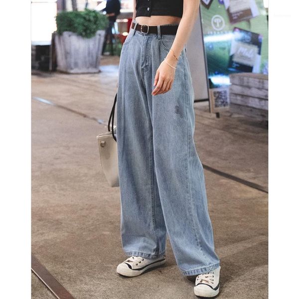 

jeans woman high waist 2020 new wide leg female pants straight loose blue mom pants fashion baggy boyfriend jean women trousers1