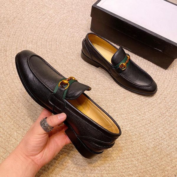 

mf men dress shoes formal business work soft patent leather pointed toe for man male men's oxford flats plus size 39-45 11, Black