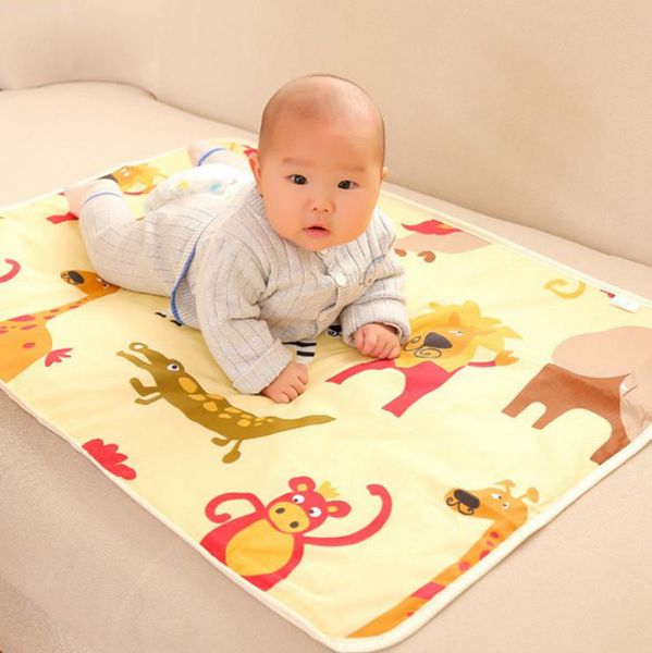Cobertor Mudando Folha de Desenhos Animados Folha Impermeável Bebê Mudando Pad Blanke Pads Pads Table Drawers Jogo Jogo Cobertura Infantil Cobertor GGC2141