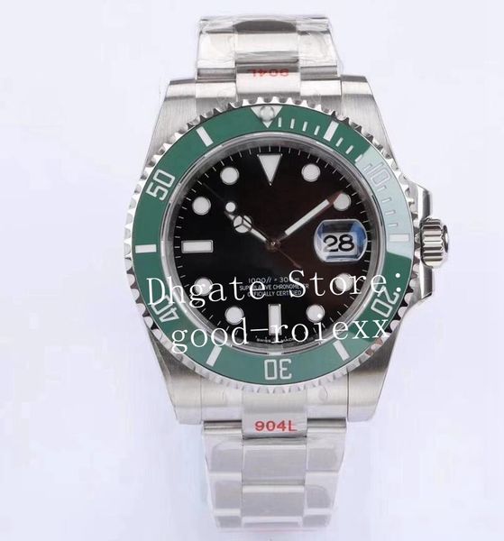 

4 style 41mm men's watch automatic cal.3235 ceramic bezel eta no date 124060 dive men 904l steel ew factory 126610 mechanical sport wat, Slivery;brown