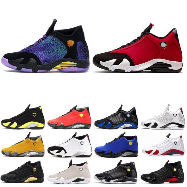 

2020 new 14 14s men basketball shoes doernbecher desert sand black toe last sse rojo negro mens classic sports shoes 7-13, White;red