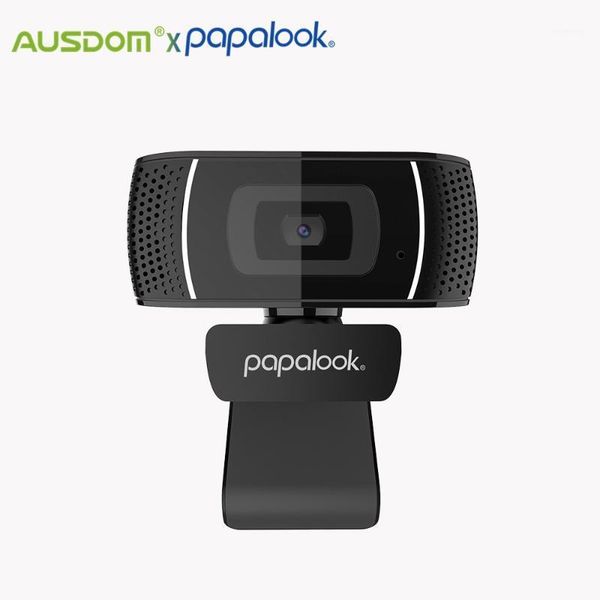 

papalook pa327 web camera full hd720p with stereo noise cancelling mic webcam automatic low light correction for computer lap