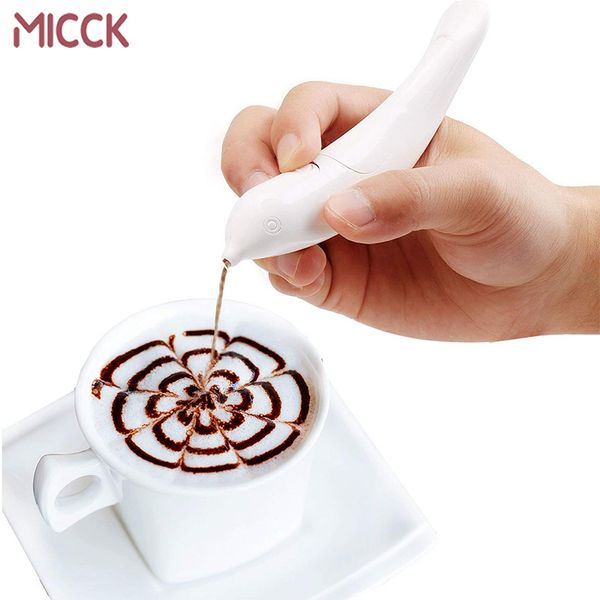 

micck creative bird drawing pen for kitchen barista tools cappuccino cafe latte art tamper coffee painting flowers q1221