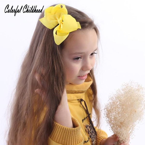 

hair accessories baby girls big bow barrettes toddler birthday bowknot fashion boutique with clip children hairpin 15pc, Slivery;white