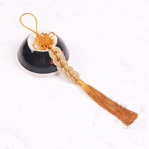 

12pcs lot 12cm chinese knot copper coin tassels silk sewing tassel trim decorative key tassels for diy curtains home decoration h qylfdl