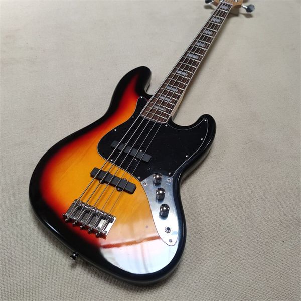 

new high-quality sunset electric guitar, 5-string bass, live ps, support customization, professional instruments