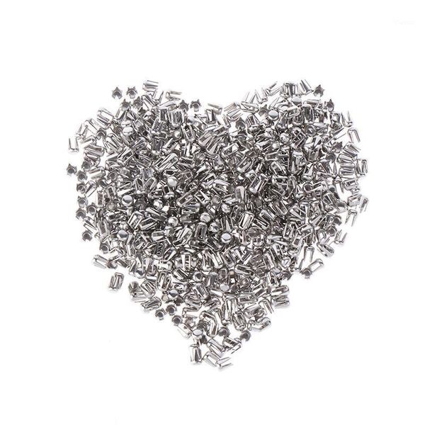 

500pcs silver spikes rivets four claw nail metal diy for clothing garment beads machine accessories1, Black