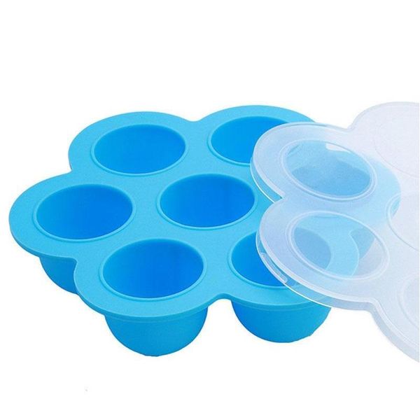 

7 holes baby food storage box egg bites molds sile diy kids food boxes reusable storage container er tray jlluzm mywjqq