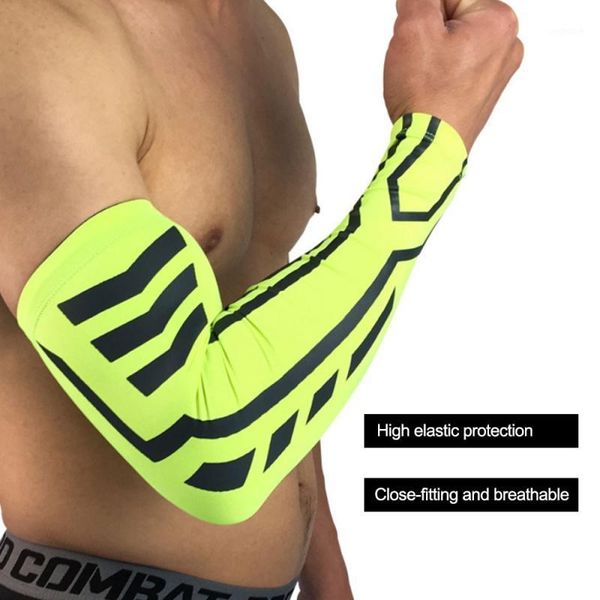 

elbow & knee pads basketball sport arm sleeve armguards quick dry uv protectin running support fitness pad cycling badminton1, Black;gray