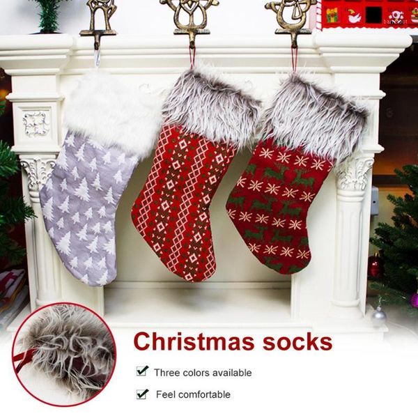 

christmas tree ornament socks decoration party holiday merry christmas santa claus decor gift snowman pendant new year socks gi1