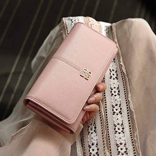 

women pu leather wallet fashion long wallets female coin purses clutch card holder hasp 6z, Red;black