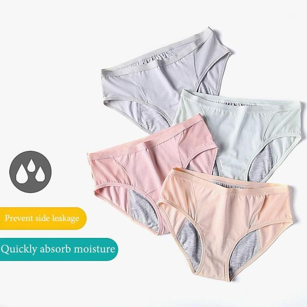 

women's panties fancy clothing cotton woman menstrual underpants intimates womens underwear mid waist briefs seamless panties1, Black;pink