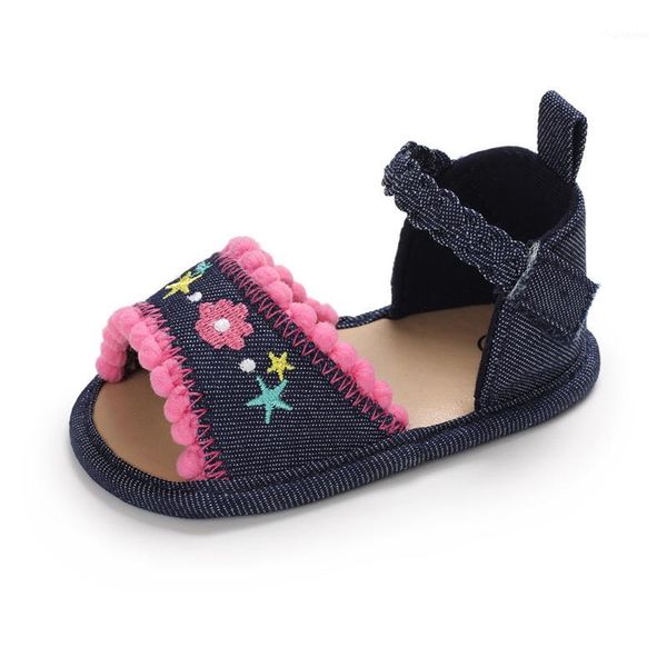 

baby girl shoes summer kids girls first walkers soft bottom flower infant cloth shoes toddler sneakers insole11-13cm shl0971