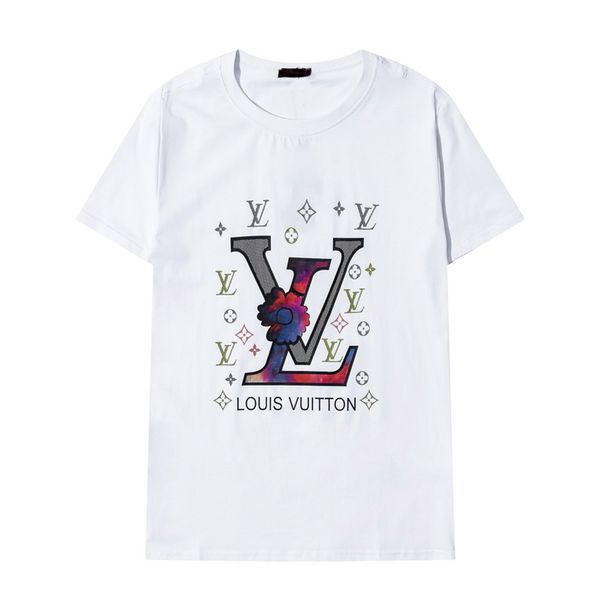 

2020ss men's hair stylist t-shirt fashion male hair stylist short sleeve hair stylist letter t-shirt size s-xxl, White;black