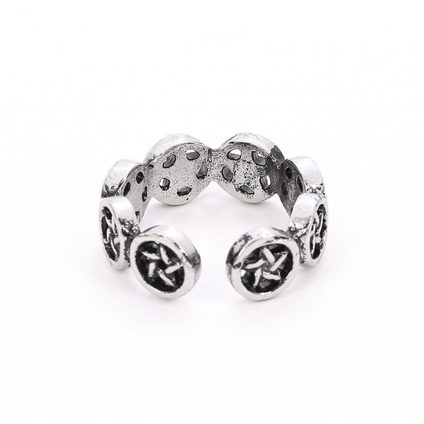 

модный дизайнер all-match indring пятиконечное звездное кольцо ретро мода подарочный сплав сплава модный дизайнер jlltmt yy_dhhhome, Golden;silver