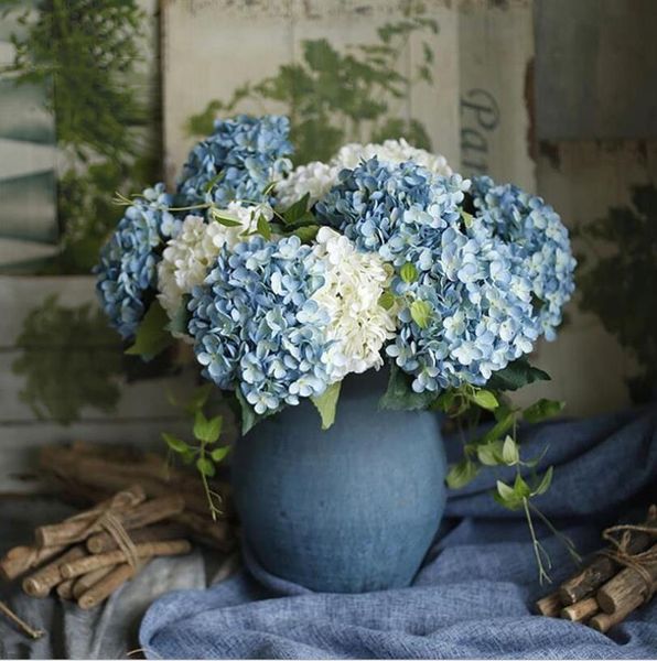 

simulation hydrangea wedding decorative flowers silk arch door road flower home decoration