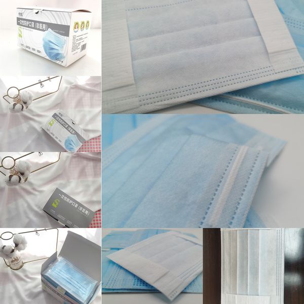 

disposable masks 50 pieces three-layer protection and personal health childrens dust mask pm2.5 outdoor enviro 1 u9bfg