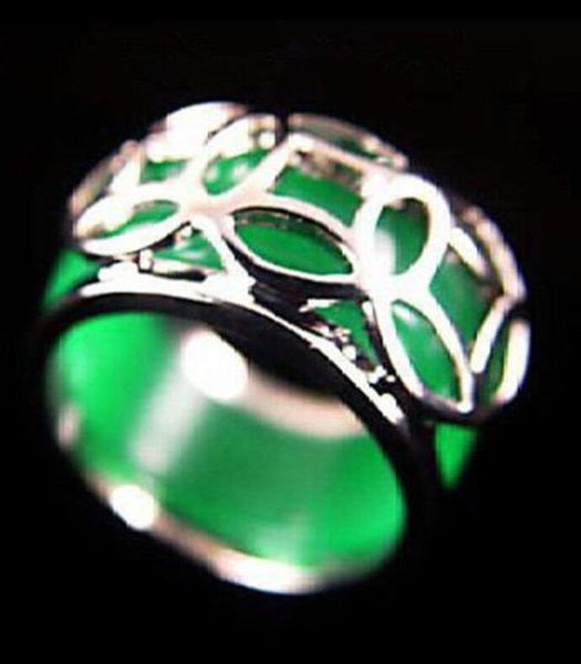 

factory8upnsilver ring emerald coin fortune green size: jade 8-9#&lt;&lt;&lt;ing, Golden;silver
