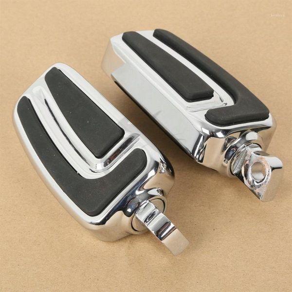 

pedals motorcycle 10mm male mount-style foot peg footrest for softail dyna fatboy touring sportster 883 1200 universal1