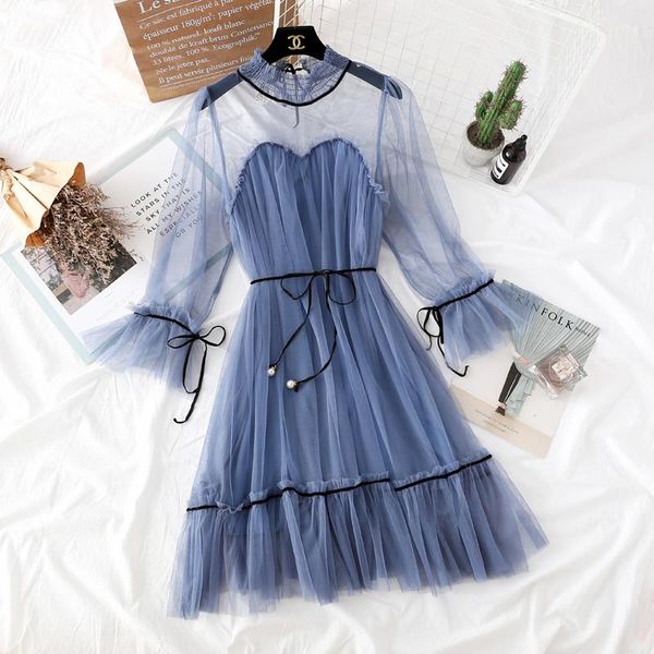

new women's summer dresswith belt clothing large size lace lady trendy dress slim bow hollow-out femme vestido female dress j126, Black;gray