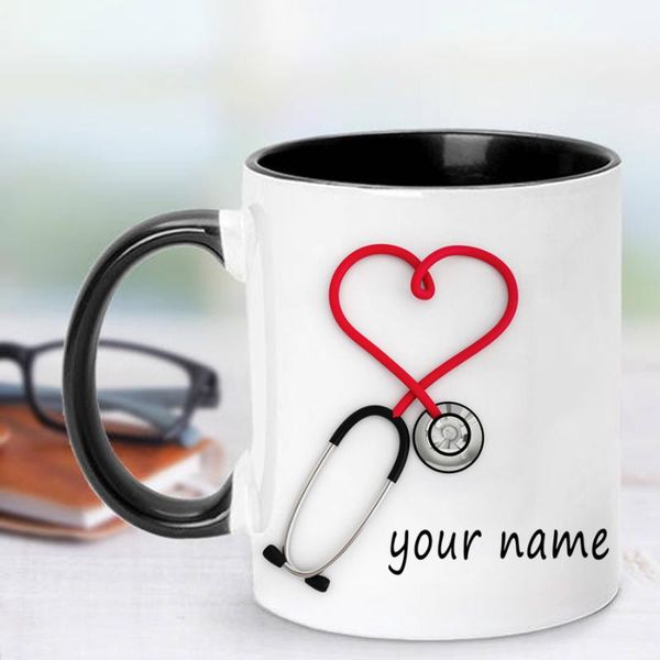 

mugs nurses and doctors gift mug personalized stethoscope coffee a funny unique printed on both sides