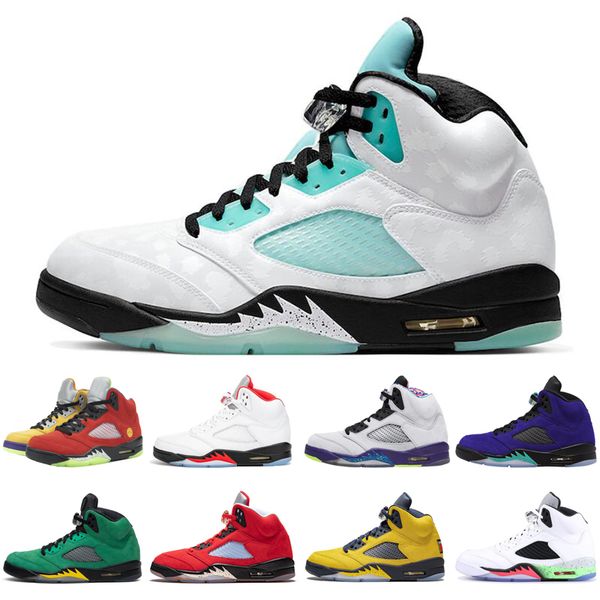

горячий jumpman 5 5s что мужские баскетбольные туфли разводили альтернативные бел огонь красные атлетические мужские тренеры спортивные крос, White;red