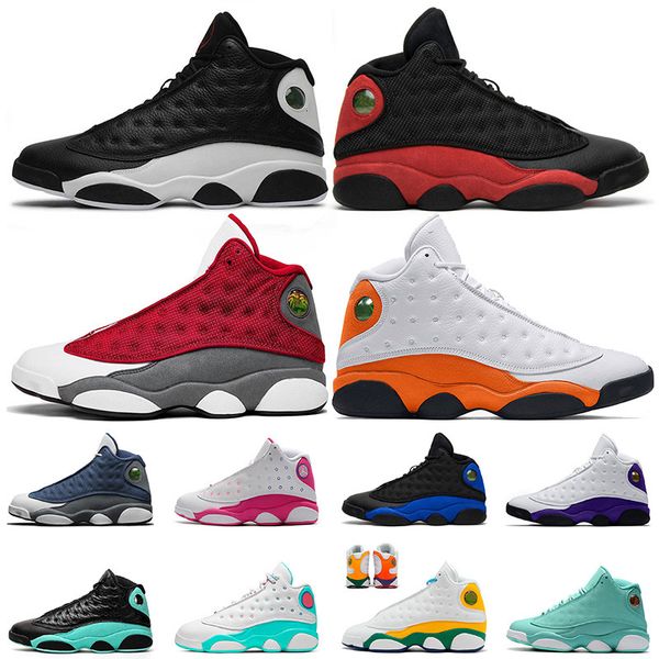 

jumpman red flint 13 basketball shoes 13s mens satin\r\r women trainers chicago lakers playground hyper royal bred sneakers, White;red