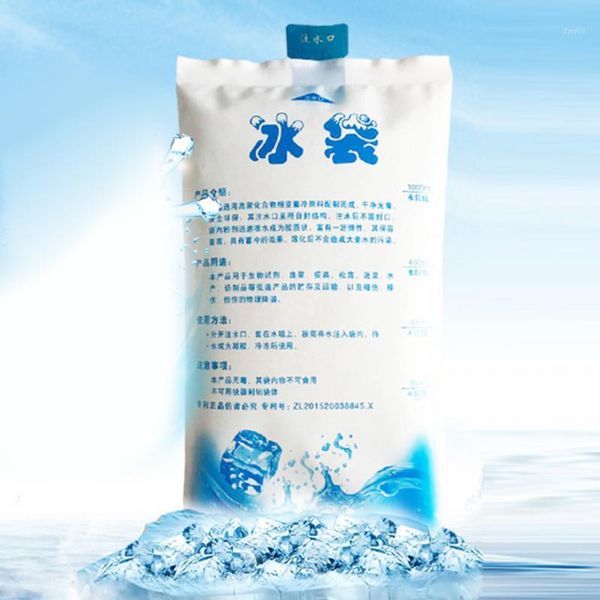 

1pc insulated reusable ice bag lunch box cans pe cooler ice bag multifunctional water injection packs1