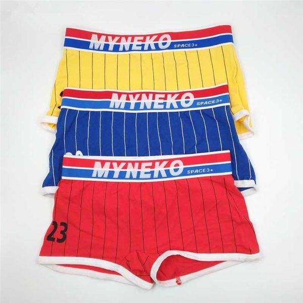 

3pcs a set women seamless lingerie thickening women panties briefs pure cotton middle waist boyshorts a19161-3t1, Black;pink