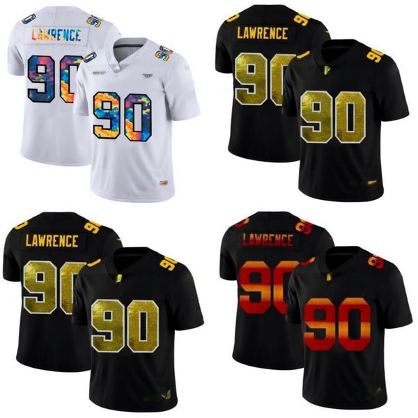 

мужчины # 90 demarcus lawrence black red orange pream pavor limited женщин молодежи джорки нфл