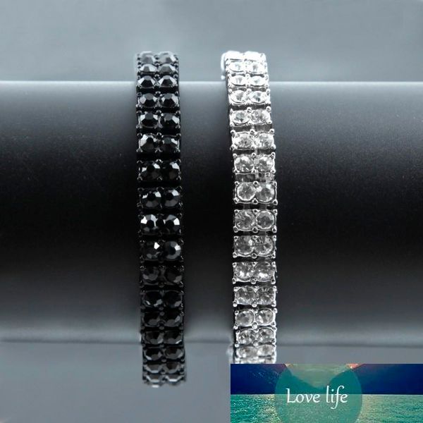 

iced row 3 out 2 colors rhinestones bracelet men bling tennis chain hiphop punk bracelets6kt0, Golden;silver