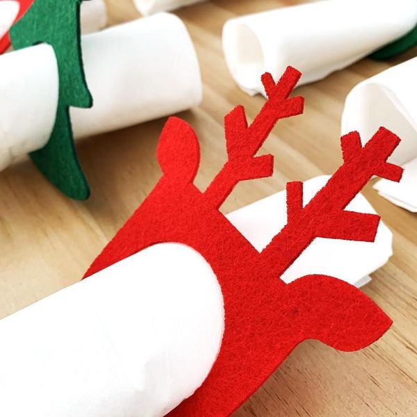 

12pcs/lot l napkin rings napkin buckle christmas banquet napkin circle decoration 12pcs/l jlllel