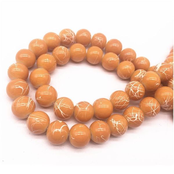 

wholesale 4/6/8/10mm czech glass beads loose spacer beads painted charm for jewellery making diy bracelet&neck jllndr
