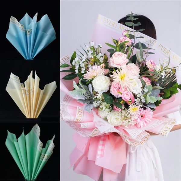 

valentine's day flowers wrapping alphabet rim waterproof florist flower gift wrapped paper 58*58cm 20pcs/lot
