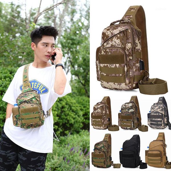 

outdoor bags men's outing sport sling bag waterproof canvas casual one shoulder cycling riding hiking climbing camping pouch1