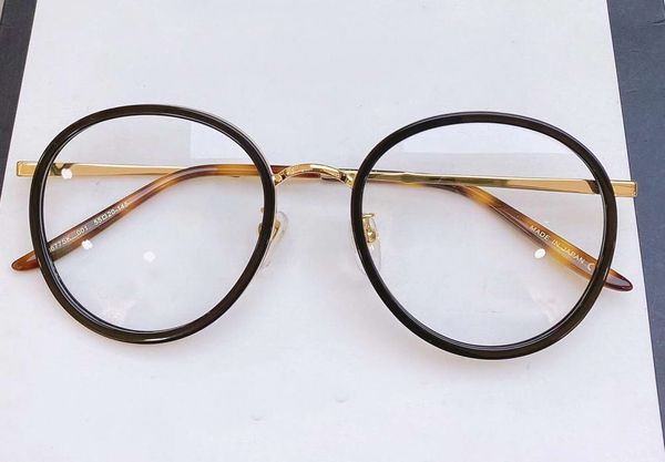 

gold havana round eyeglasses glasses frames clear lens optical eyeglasses frames 55-20-150 fashion sunglasses frames with box, Silver