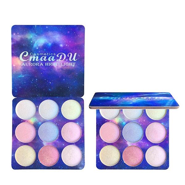 

9 цветов теней для теней для теней для теней для теней для чайницы shimmer eye shadow palette makeup powder glow kit glow slight breaken wat