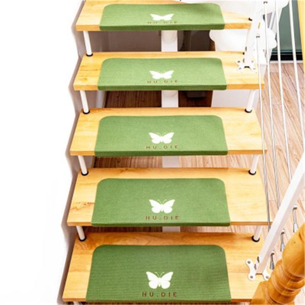 

luminous embroidery 1pc floor rug carpet for stairway anti-slip stair mat self-adhesive step mat foot pad entrance