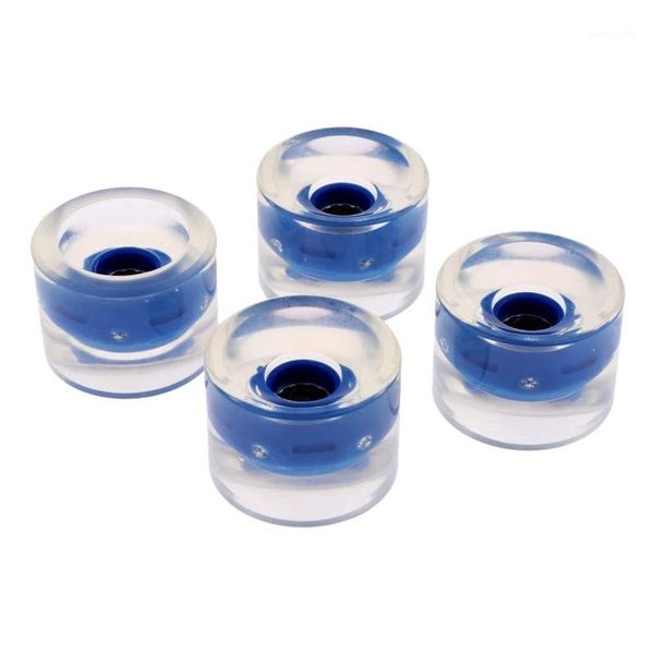

4pcs 60mm light up flash skateboard longboard wheels 78a with bearing1