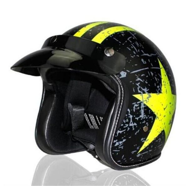 

voss 058 helmets spitfire motorcycle helmet jet vintage helmet open face /4 half casco moto capacete motociclismo