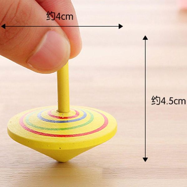 

classical funny exquisite hand spinning toy children kid leisure gift multi color wooden rotate spinning toys wmtosu rimmer