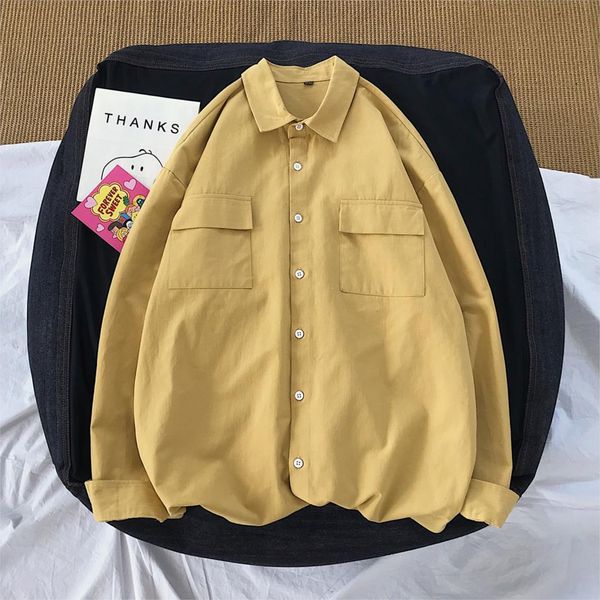 

2021 new solid shirt female college style women's long sleeve colorful lady cotton blouses shirts office zf2i, White