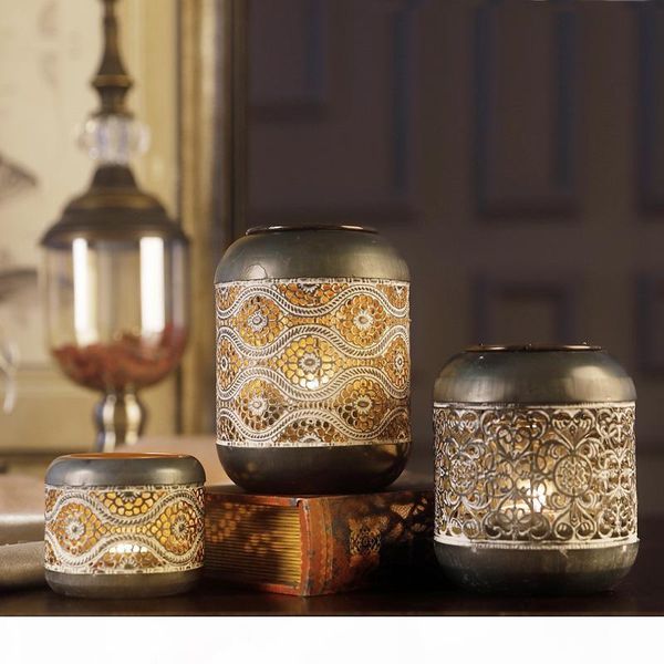 

european personalized vintage christmas candle holder wedding centerpiece romantic candle holders velas decoration maison ii50zt