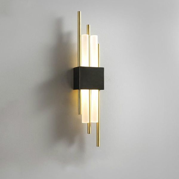 

wall lamp light luxury full copper living room bedroom modern minimalist corridor aisle wf101206
