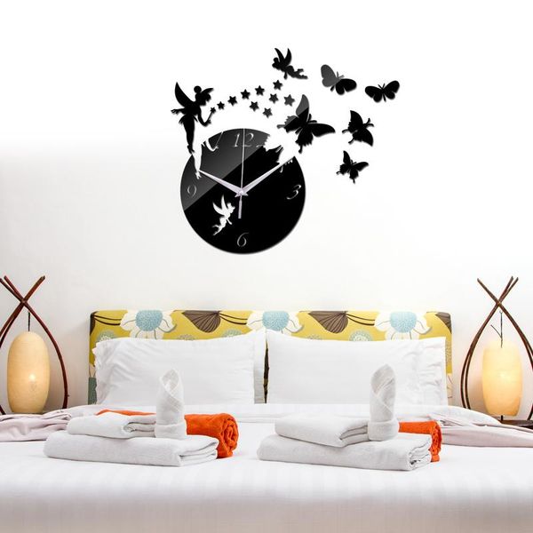

acrylic wall watch home decor 3d mirror clocks safe modern design diy digital sticker quartz clock q wmtvwf