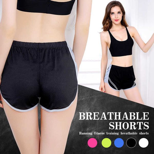 

sports pants polyester sportwear bodybuilding shorts outdoors women trousers quick drying clothing yoga fitness training, White;red